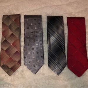 4 Pack of Ties Van Heusen, Michael Kors & Nautica